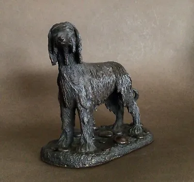 Afghan Hound Cold Cast Bronze By M.R. Tandy  Figurine —-signed • £58