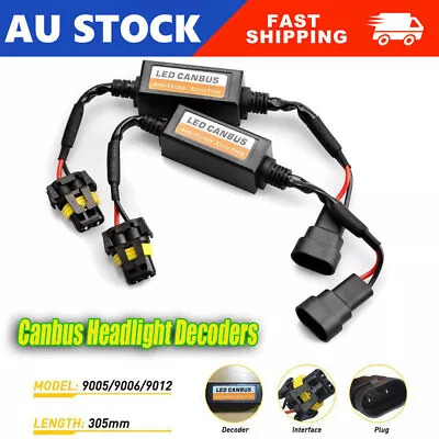 Headlight LED Canbus Decoder Canceller Error Free Resistor H1/H3 H4 H7 H8 H9 H11 • $14.24