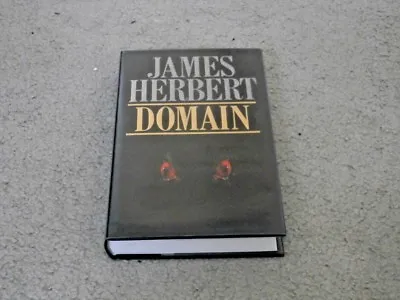James Herbert: Domain: Vf/vf Signed Uk First Edition Hardcover 1/1 • £175