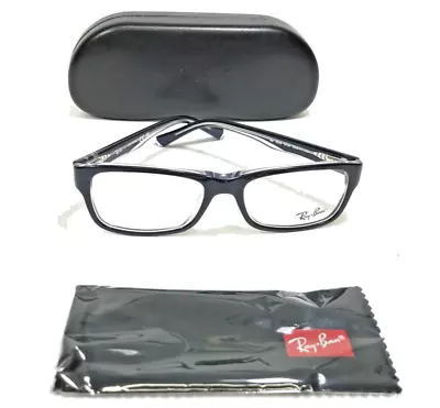Ray-Ban Eyeglasses Frames RB5268 5739 Navy Blue Clear Rectangular 52-17-135 • $79.99