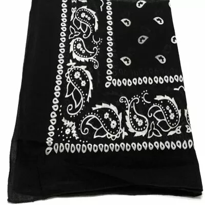  X-Large Cotton Non Fading Paisley Bandanas 27 X 27 Inch Party Cowboy Western • $8.95