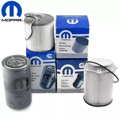 Mopar Diesel Fuel And Oil Filter Set For 2019-2024 Ram 2500 3500 4500 5500 6.7L. • $57.87