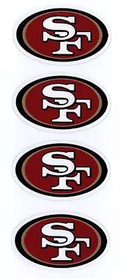 (4) San Francisco 49ers NFL Decals / Stickers *Free Shipping • $3.96