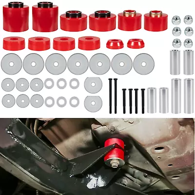 For 1980-1998 Ford F150 F250 F350 2WD/4WD 4.4123R Body Cab Mount Bushing Set Kit • $119.03