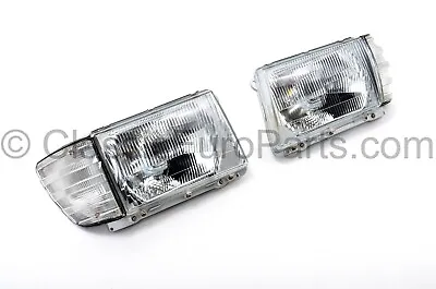 Euro Headlight Set For US Mercedes R107 / C107 LHD Clear Indicator Conversion • $3199