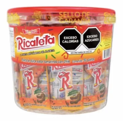 Mexican Candy Ricaletas Paletas De Tamarindo  50 Pcs • $25