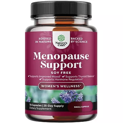 Soy Free Menopause Supplement For Women - Herbal Menopause Relief For Women • $10.47