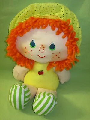 VINTAGE 1980's Strawberry Shortcake APPLE DUMPLING 12  Cloth RAG DOLL Yarn Hair • $11.99