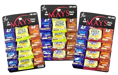 £11.94 • Buy AMaysing 12 Pack Pub Card Big D Salted & Dry Roasted Nuts + Scampi/Bacon Fries