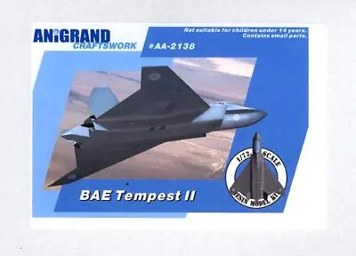 Anigrand Models 1/72 BAE TEMPEST II British Stealth Fighter Project • $97.99