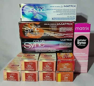 Matrix COLOR SYNC Demi-Permanent Ammonia Free Hair Color 2 Oz (CHOOSE COLORS) • $12.95