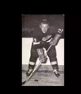 Billy McNeill Signed JD McCarthy Vintage Postcard 1950`s 60`s Detroit Red Wings  • $30