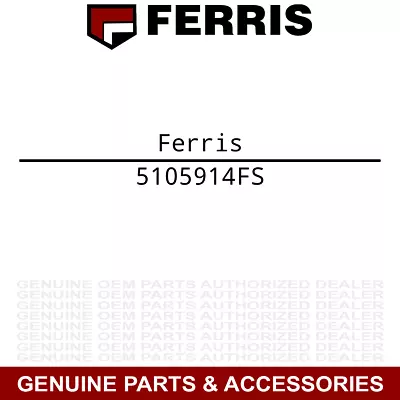 Ferris 5105914FS TIP SPRAY XC Spreader/Sprayer OEM Genuine Original Part • $30.95