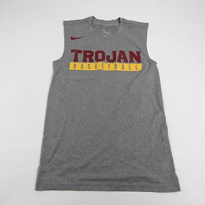 USC Trojans Nike Dri-Fit Sleeveless Shirt Men's Gray New • $23.99