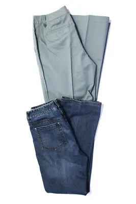 Sigrid Olsen Womens Straight Jeans Dress Pants Trousers Blue Gray Size 6 8 Lot 2 • $34.81