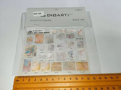 DioArt 1/35 WWII WWII Era Axis Maps (2 Full Colour Sheets) • $5.15