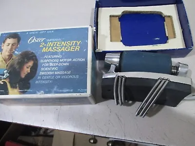 Vintage Oster Imperial 2 Intensity Swedish Style Massager W/ Box Model 138-01 • $17.50
