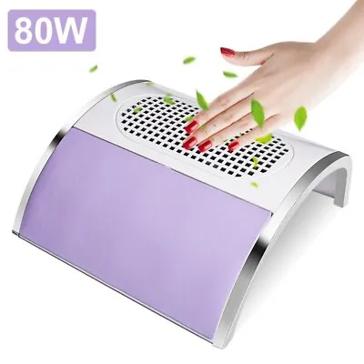 80W Nail Dust Collector Absorber For Nail Low Noise Nail Vacuum Cleaner Dust Ext • $4.82