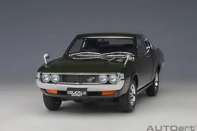 Autoart 78768 1/18 CELICA LIFTBACK 2000GT RA25 1973 MOSS GREEN Model Car • £326.49