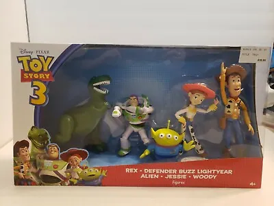 Mattel Disney Toy Story 3 Figure Set Rex Buzz Alien Woody Jessie 2009  • $49.99