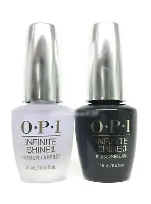 OPI Infinite Shine Base Coat And Top Coat Duo 0.5oz Nail Lacquer 2023 • $14.99