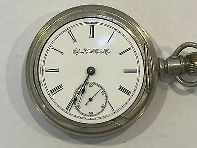 Vintage Elgin National Watch Co Railroad Pocket Watch • $100