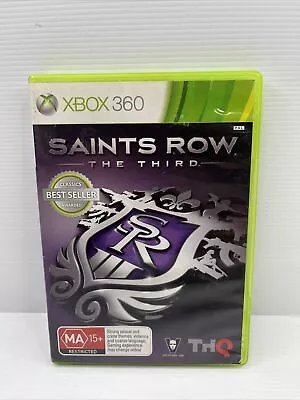Saints Row The Third Microsoft Xbox 360 Game GC - Complete #1 Classics • $4.50