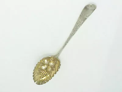 £78 • Buy Antique Georgian Solid Sterling Silver Berry Spoon William Eley London C1795
