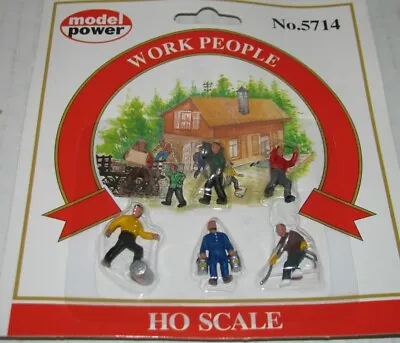 MODEL POWER HO Scale 5714 WORK PEOPLE • $14.99