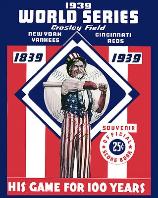 $6.99 • Buy 1939 World Series Poster - Reds Vs Yankees - 8x10 Color Photo