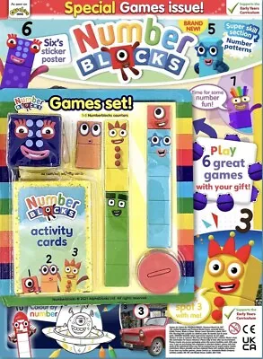 Cbeebies Numberblocks Magazine Special Games Issue With Toys And Cards • £10.95