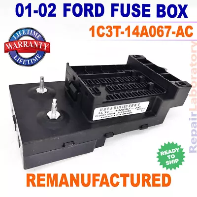 ✅ReBuilt✅  1C3T-14A067-AC 2001-2002 Ford F250-F550 Fuse Box • $280