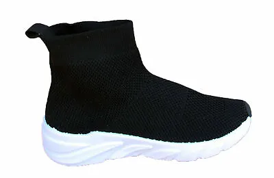 Kids Sports Running Boys Girls Gym Mesh Speed Sock Sneakers Trainers Shoes • £14.89