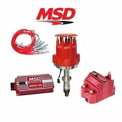 Skspeed MSD 9106 EZKMSD KIT - Digital 6AL/Dist/Wires/Blaster SS Coil Pontiac V8 • $1044.95