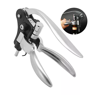 £11.69 • Buy Corkscrew Rabbit Style Lever Wine Bottle Opener Silver Professional Corkscrew