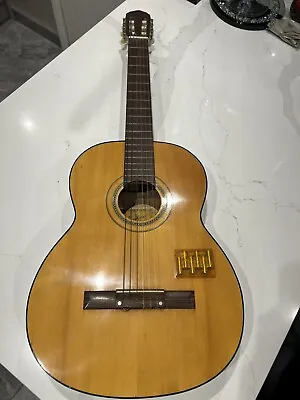 Angelica Model A450 Classical Acoustic Guitar 1970s Japan - Very Good Condition • £200