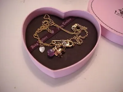 Juicy Couture Necklace With Tiny Charms Nib! • $19.99