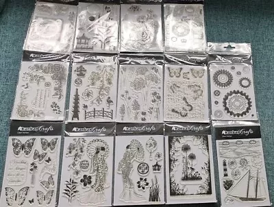 Kanban Crafts Clear Stamps X 14 Sets Bundle - Card Making & Paper Crafts. • £28