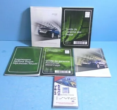 11 2011 Ford Edge Owners Manual With My Ford Touch/A4 Navigation Card IN FRENCH • $24.95