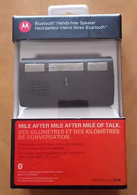 Motorola T215 - Bluetooth Hands Free Speaker - Car Speaker - 36 Hours ! • $25.50