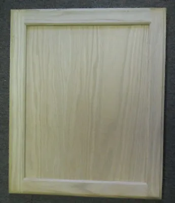 14 1/2 X 18 Unfinished Oak Flat Panel Door Paint Grade Kitchen Cabinet Cupboard  • $12