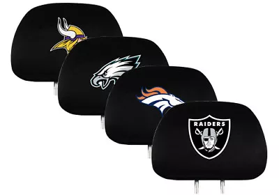 NFL Headrest Cover Embroidered Logo Set Of 2 By Team ProMark -Select- Team Below • $19.99