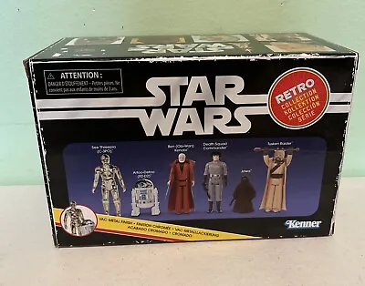 Star Wars Retro Collection Figure Set Of 6 C-3PO R2-D2 Jawa Tuscan Raider • $78