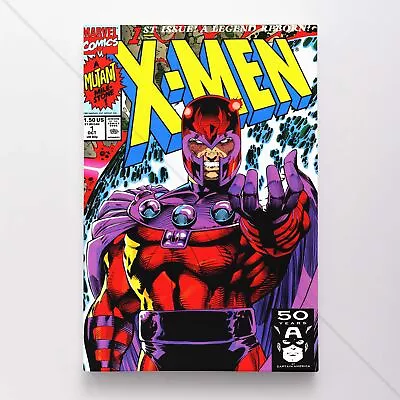 Magneto Poster Canvas X-Men Xmen Marvel Comic Book Cover Art Print #42226 • £27.86