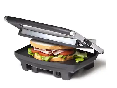 $29.99 • Buy Cafe Press Stainless Steel 4 Slice 2 Sandwich Maker Grill Toasted Toaster Fast