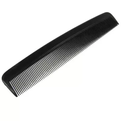 Mens Black Plastic Hair Combs 6 Inch Packs Of 1 2 4 6 8 10 12 24 36 • £2.35