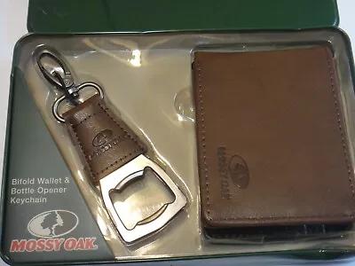 Mossy Oak Bifold Wallet & Bottle Opener Keychain With Case • $29.95