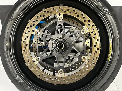 19 Oem Ducati Panigale 1099 Front Wheel Dunlop Rim & Brake Disk Rotor Axle • $1285