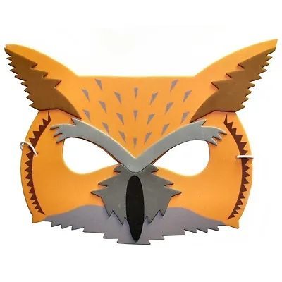$3.34 • Buy Foam Long Eared Owl Mask - Childrens Animal Fancy Dress