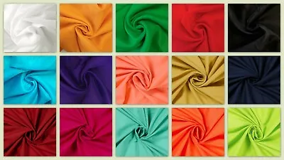 Indian Rayon Fabric Solid/Plain Dressmaking Material Craft Sewing By The Yards • $24.19